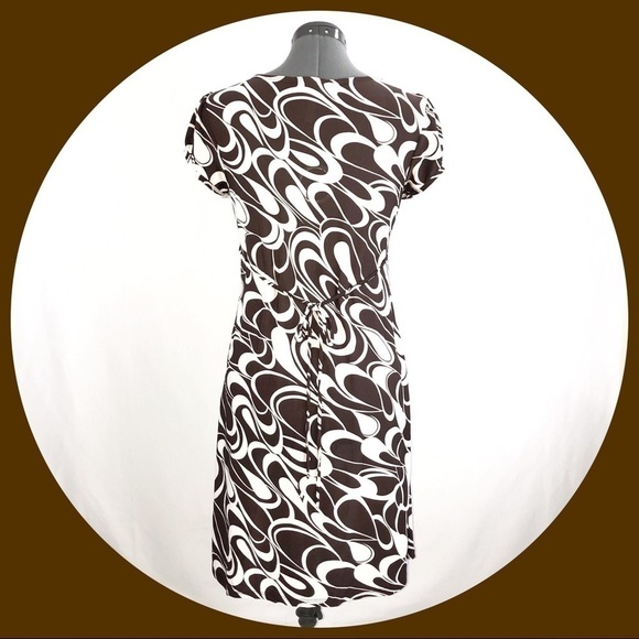 heart Soul Brown and Cream Print Dress - Picture 4 of 7
